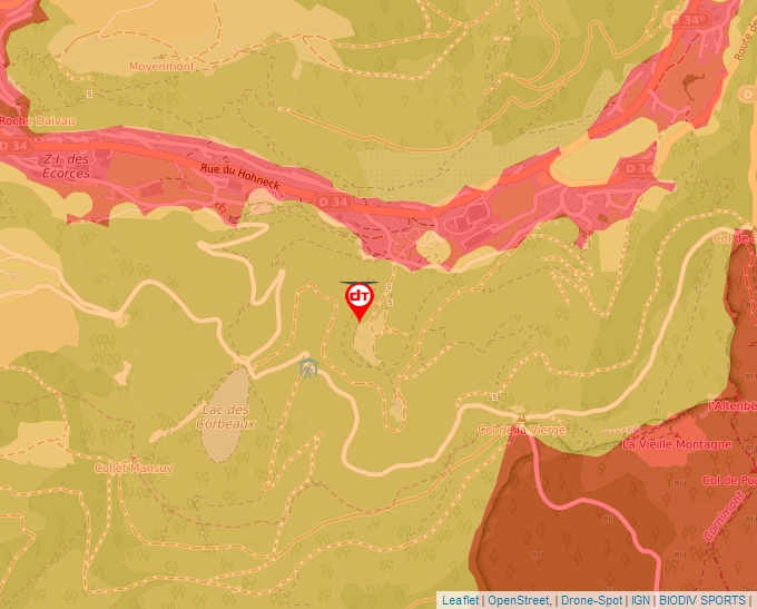 Carte Géoportail pour les drones de loisir