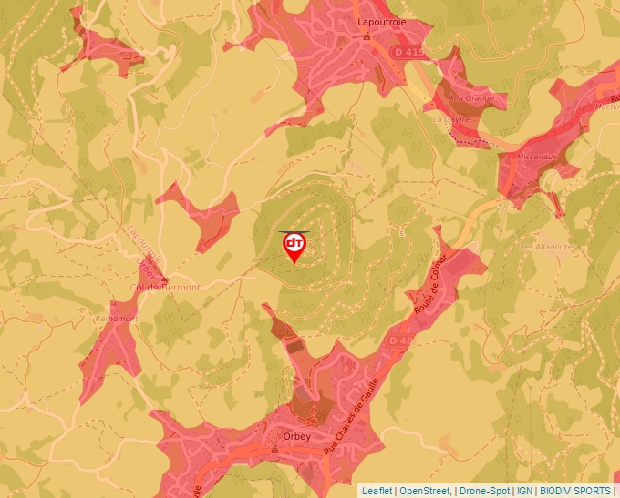 Carte Géoportail pour les drones de loisir