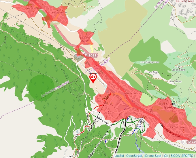 Carte Géoportail pour les drones de loisir