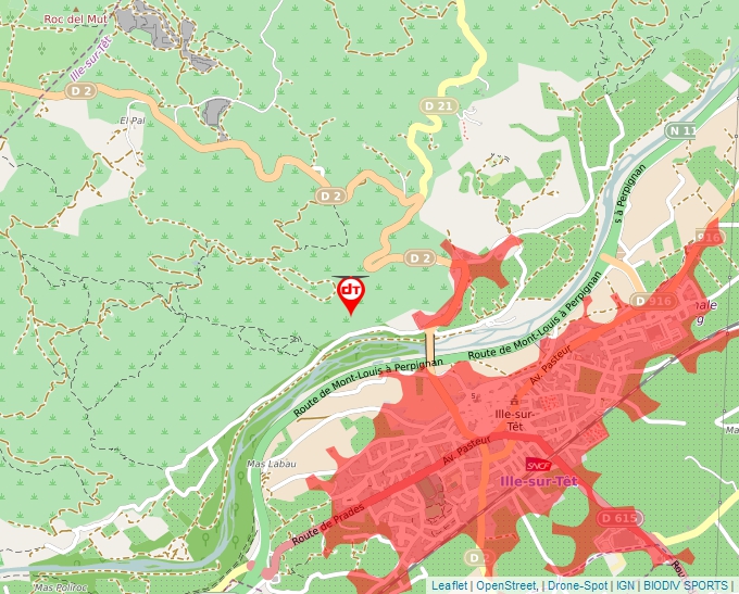 Carte Géoportail pour les drones de loisir