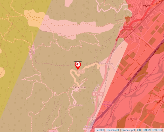 Carte Géoportail pour les drones de loisir