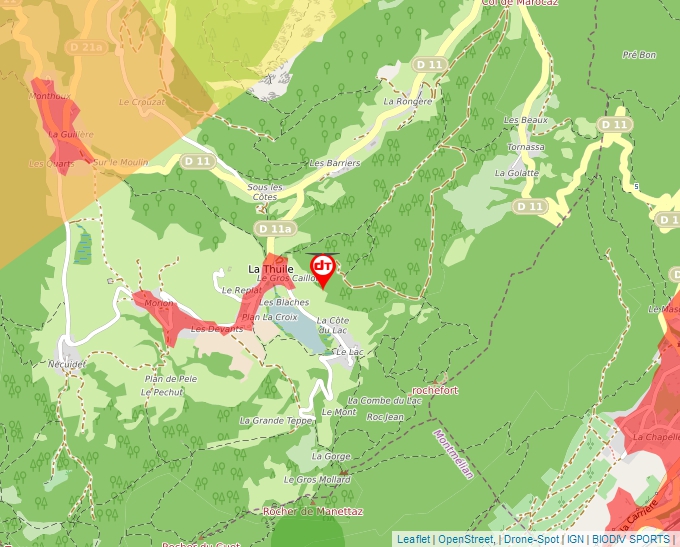 Carte Géoportail pour les drones de loisir