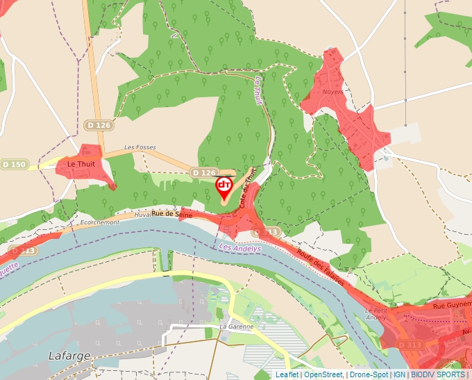 Carte Géoportail pour les drones de loisir