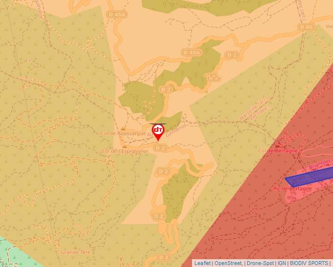 Carte Géoportail pour les drones de loisir