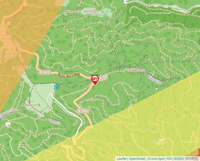 Carte Géoportail pour les drones de loisir