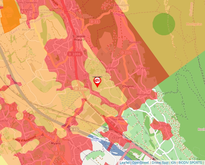 Carte Géoportail pour les drones de loisir