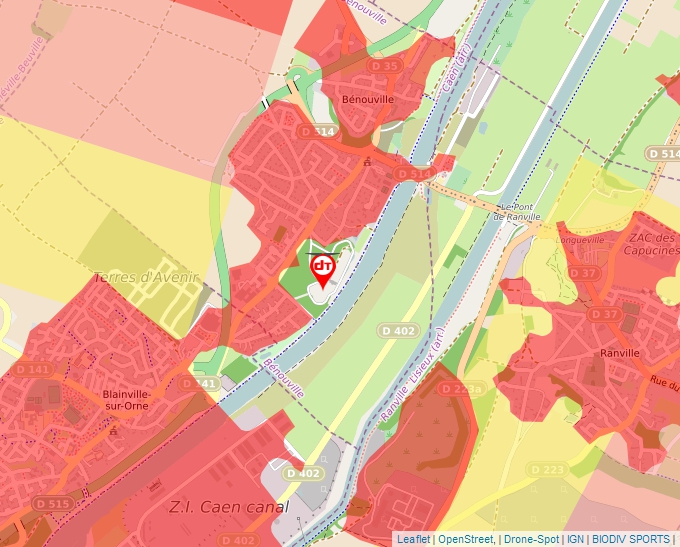 Carte Géoportail pour les drones de loisir