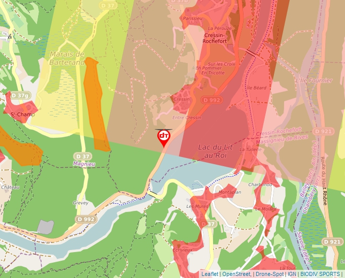 Carte Géoportail pour les drones de loisir