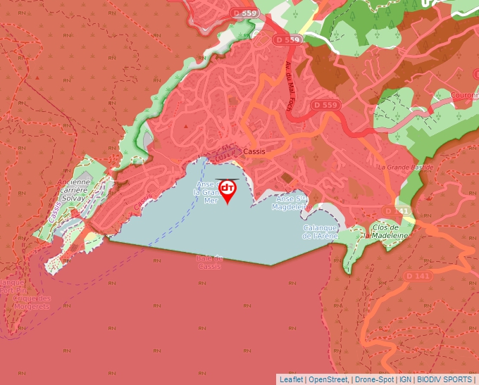 Carte Géoportail pour les drones de loisir