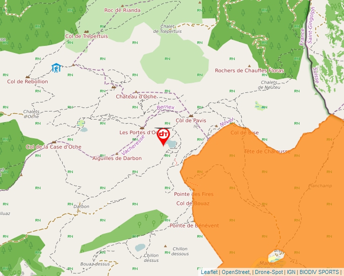 Carte Géoportail pour les drones de loisir