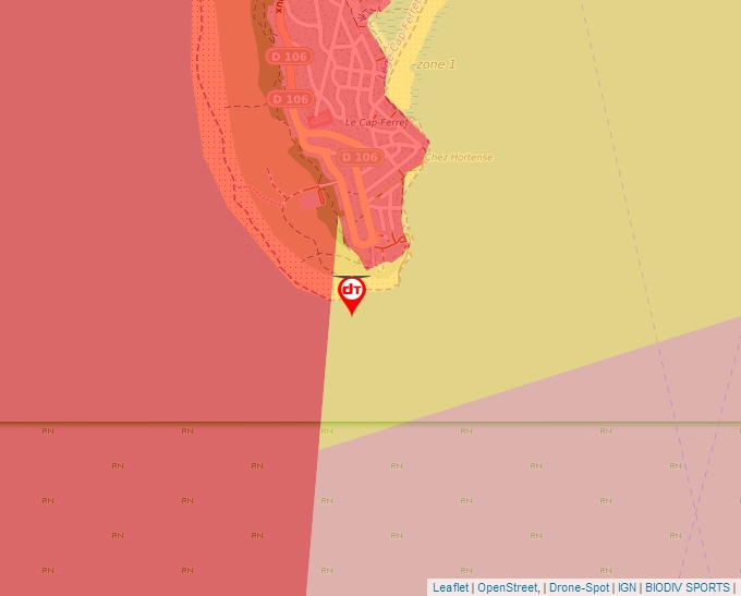 Carte Géoportail pour les drones de loisir