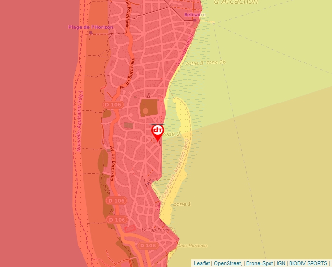 Carte Géoportail pour les drones de loisir