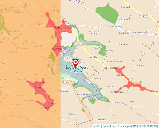 Carte Géoportail pour les drones de loisir