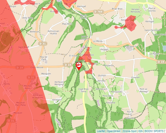 Carte Géoportail pour les drones de loisir