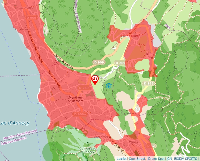 Carte Géoportail pour les drones de loisir