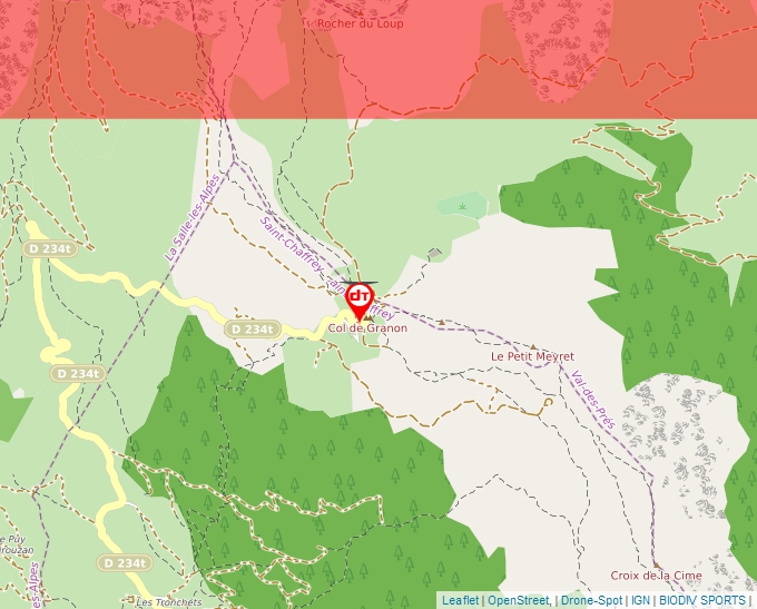 Carte Géoportail pour les drones de loisir