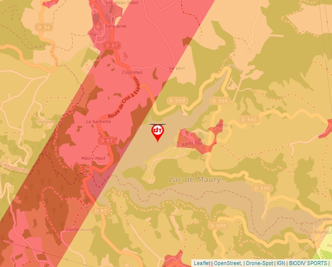 Carte Géoportail pour les drones de loisir