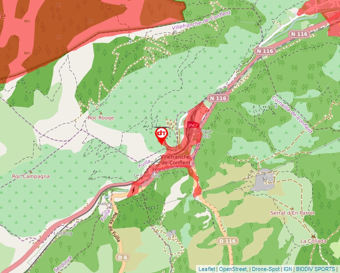 Carte Géoportail pour les drones de loisir