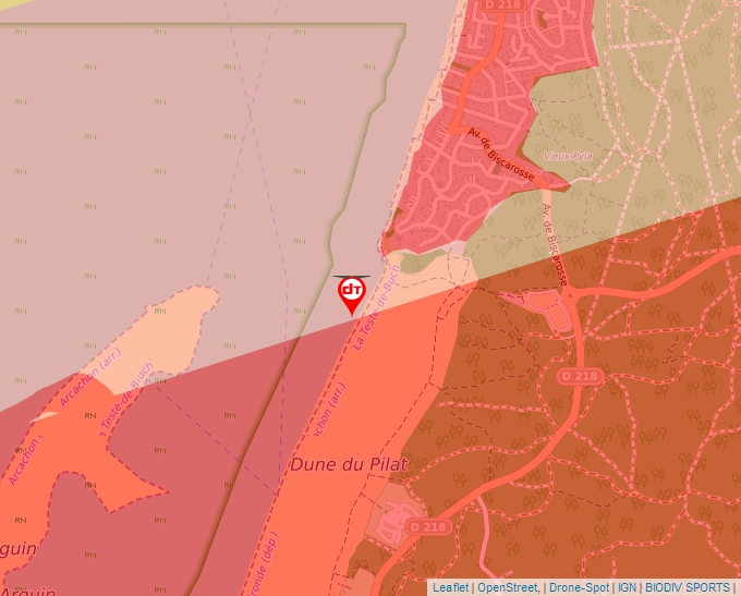 Carte Géoportail pour les drones de loisir