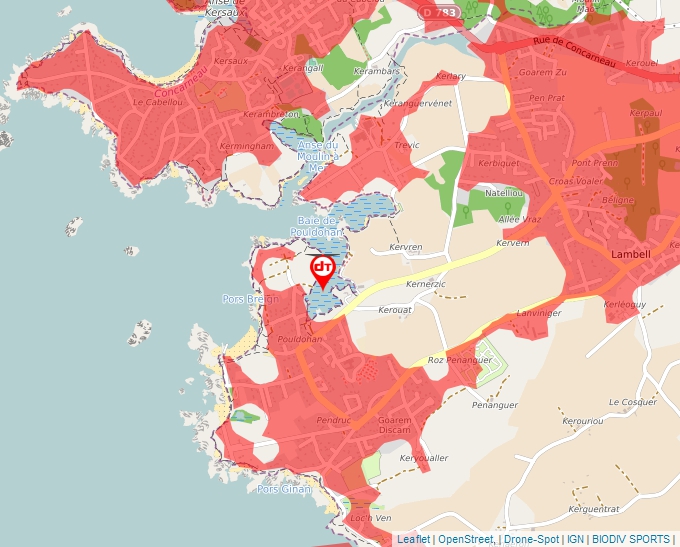 Carte Géoportail pour les drones de loisir