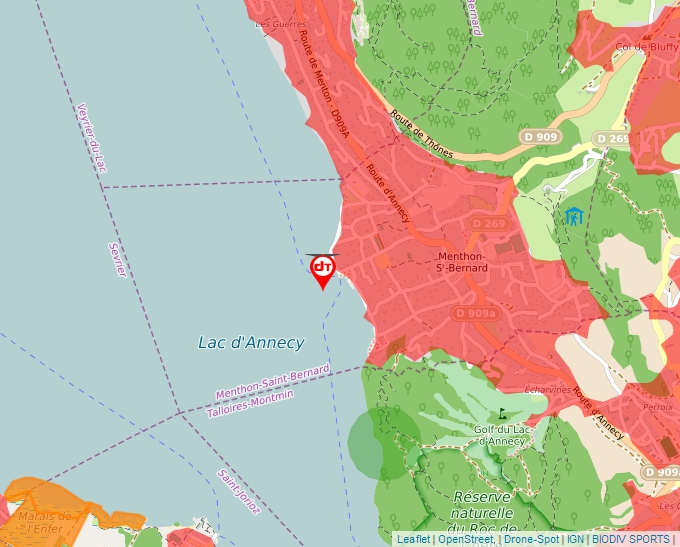 Carte Géoportail pour les drones de loisir