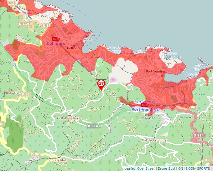 Carte Géoportail pour les drones de loisir