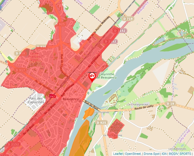 Carte Géoportail pour les drones de loisir