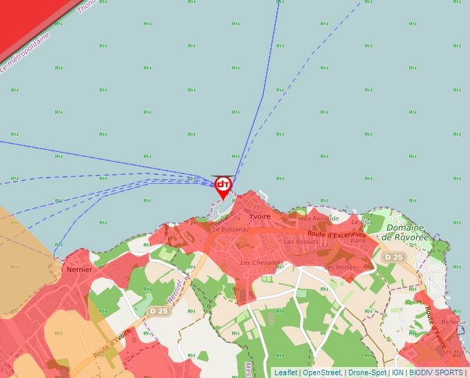 Carte Géoportail pour les drones de loisir