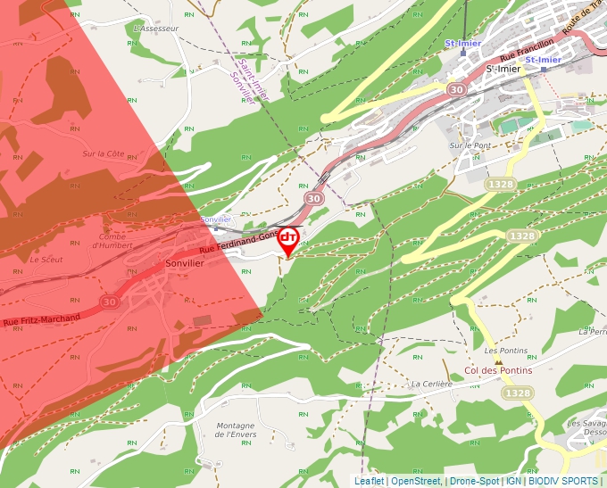 Carte Géoportail pour les drones de loisir