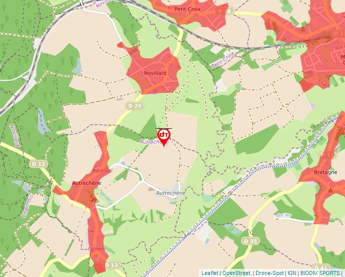 Carte Géoportail pour les drones de loisir