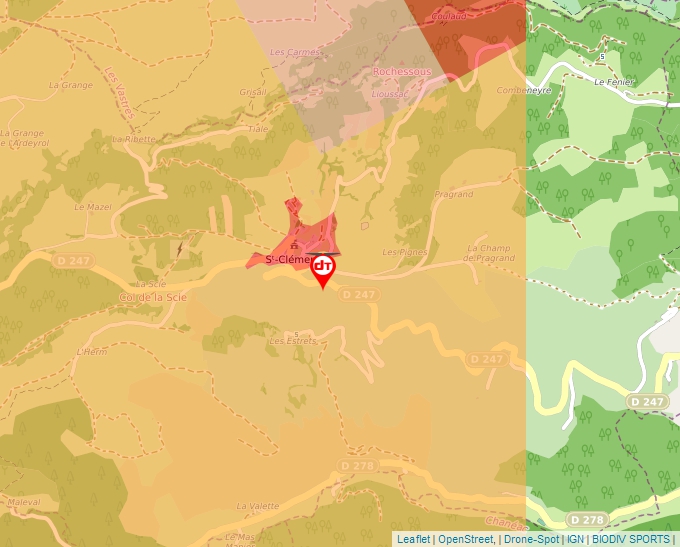 Carte Géoportail pour les drones de loisir