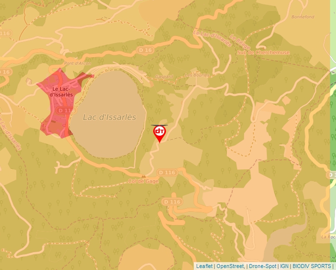 Carte Géoportail pour les drones de loisir