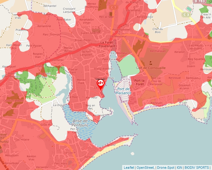 Carte Géoportail pour les drones de loisir