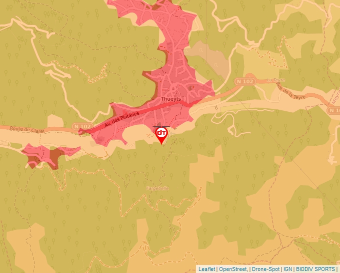 Carte Géoportail pour les drones de loisir