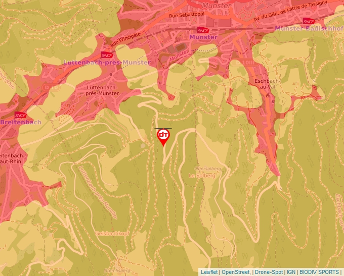 Carte Géoportail pour les drones de loisir