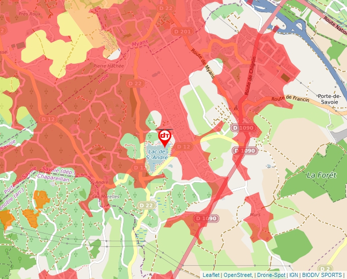 Carte Géoportail pour les drones de loisir