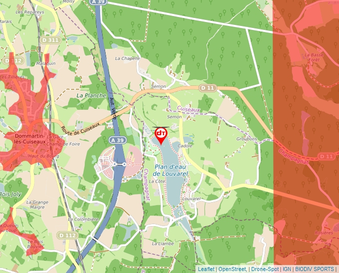 Carte Géoportail pour les drones de loisir