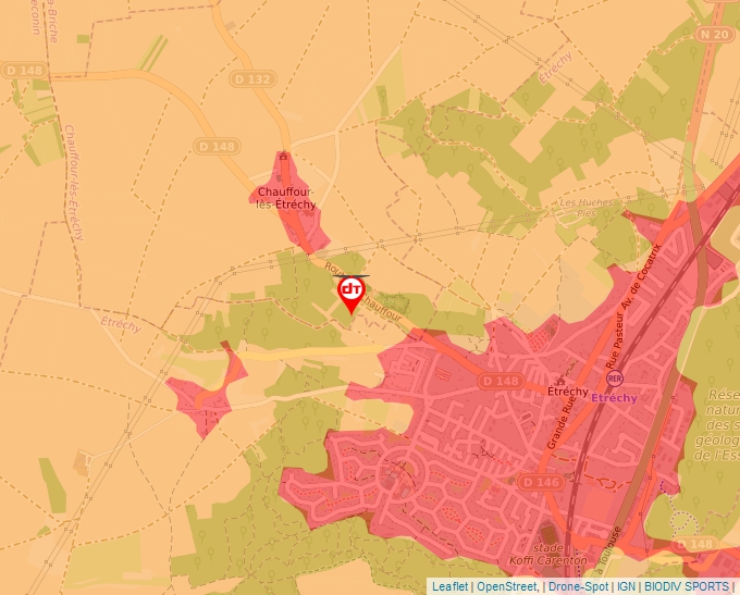 Carte Géoportail pour les drones de loisir