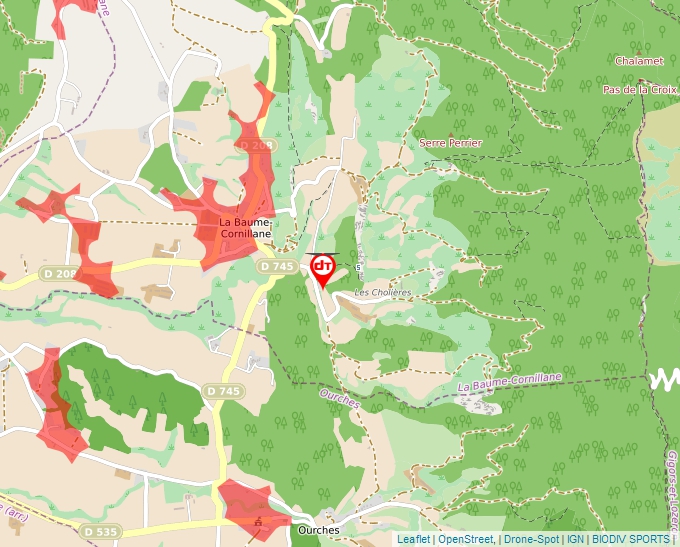 Carte Géoportail pour les drones de loisir