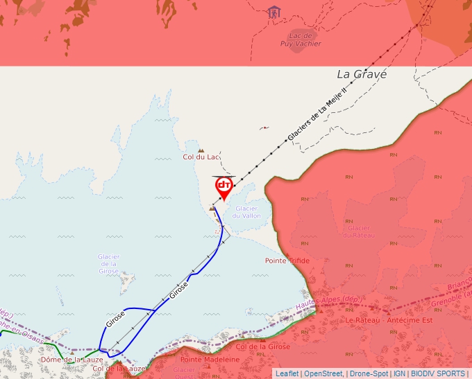 Carte Géoportail pour les drones de loisir