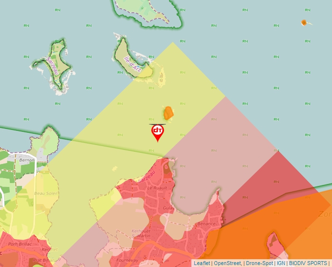 Carte Géoportail pour les drones de loisir