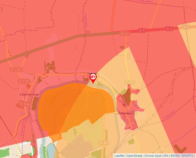 Carte Géoportail pour les drones de loisir