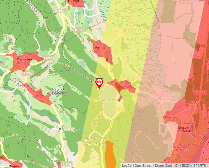 Carte Géoportail pour les drones de loisir