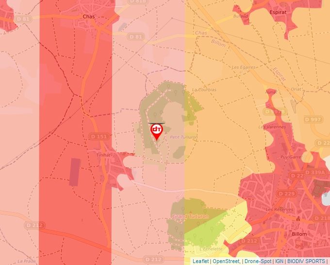 Carte Géoportail pour les drones de loisir