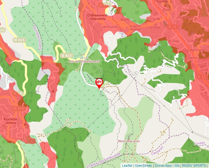 Carte Géoportail pour les drones de loisir