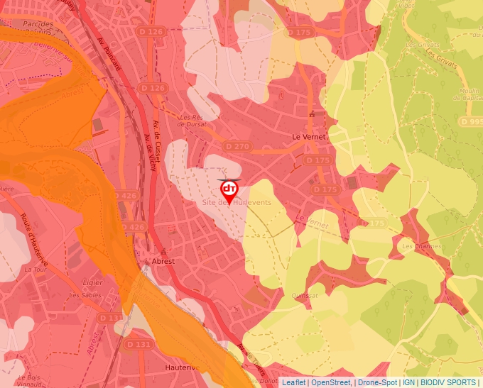 Carte Géoportail pour les drones de loisir