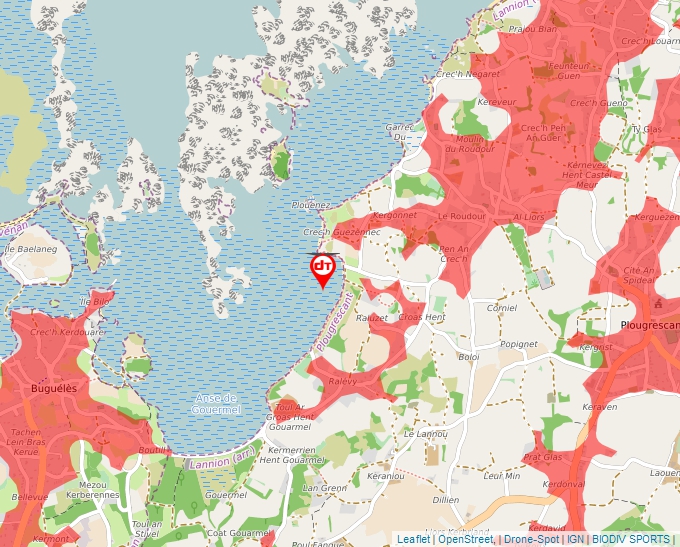 Carte Géoportail pour les drones de loisir