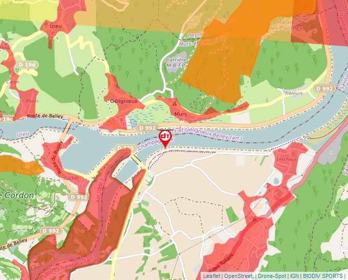 Carte Géoportail pour les drones de loisir