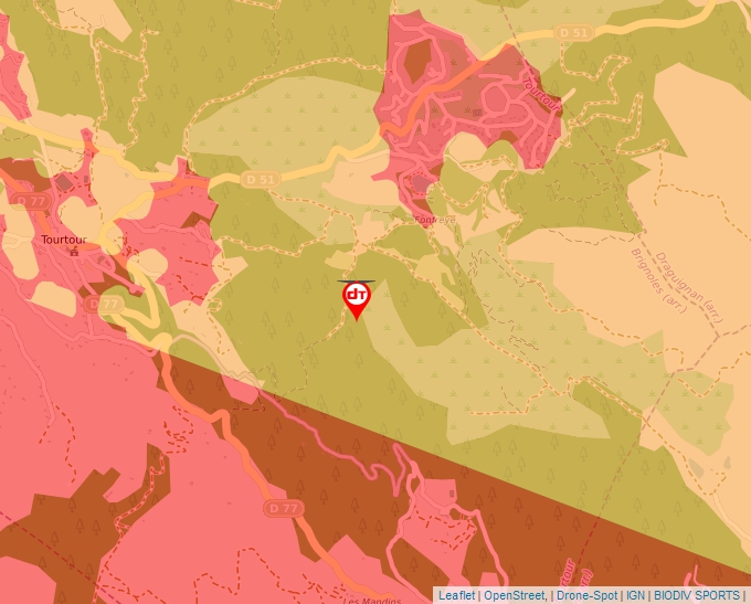 Carte Géoportail pour les drones de loisir