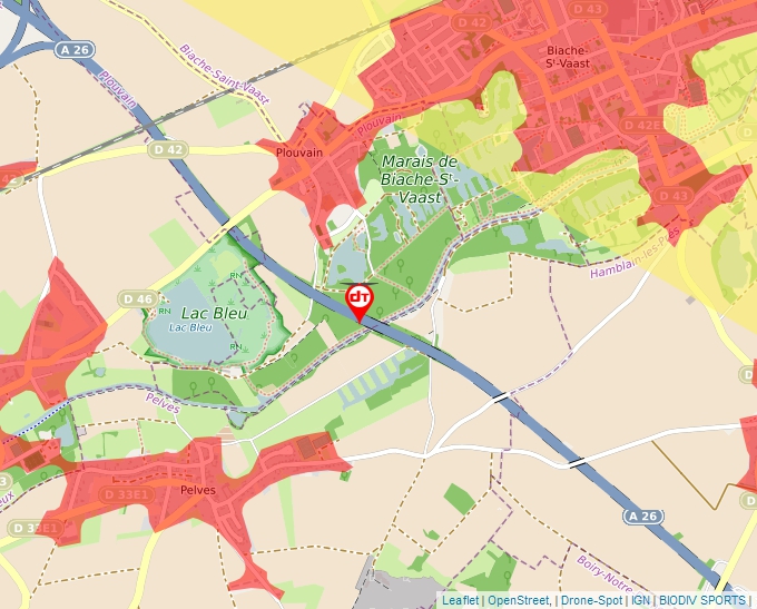 Carte Géoportail pour les drones de loisir